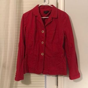 Red jacket